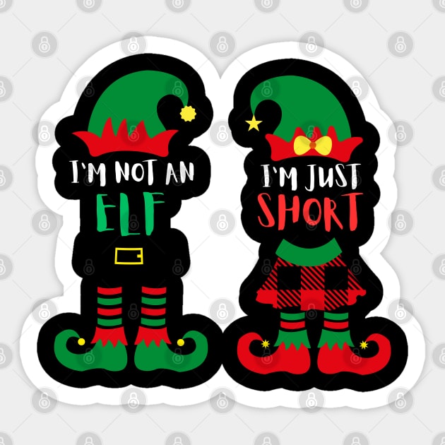 Holiday Helper Humor Duo Sticker by Creatifly Graphic Tees